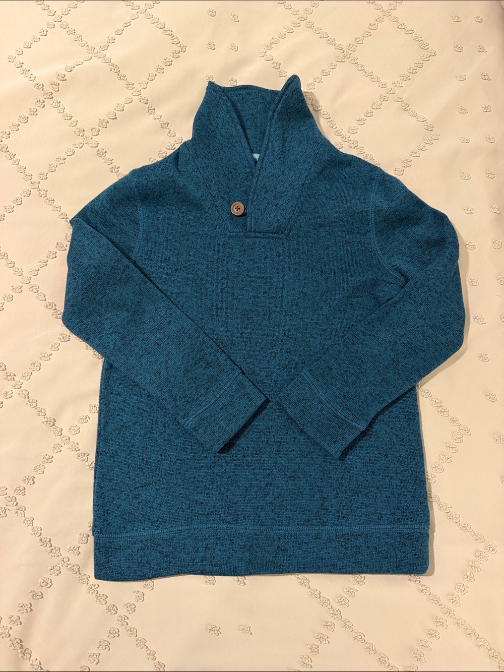Boy’s Teal Shawl Collar Sweater - Sonoma Size 7